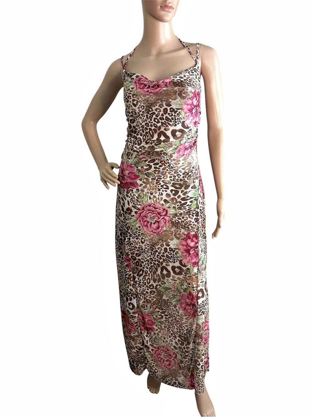 Persaya | Floral Animal Print Maxi